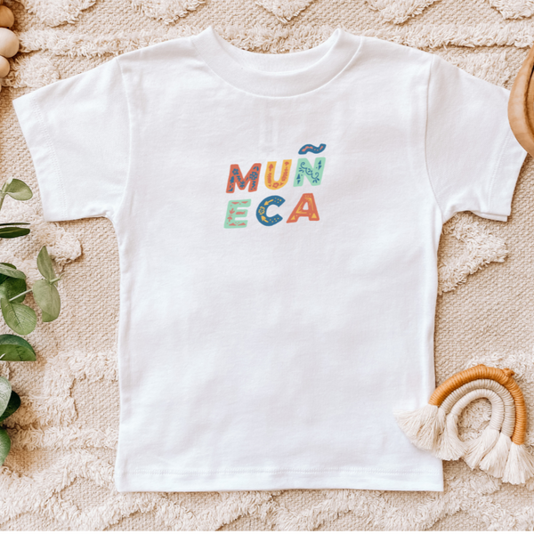 Colorful Toddler Muñeca Shirt
